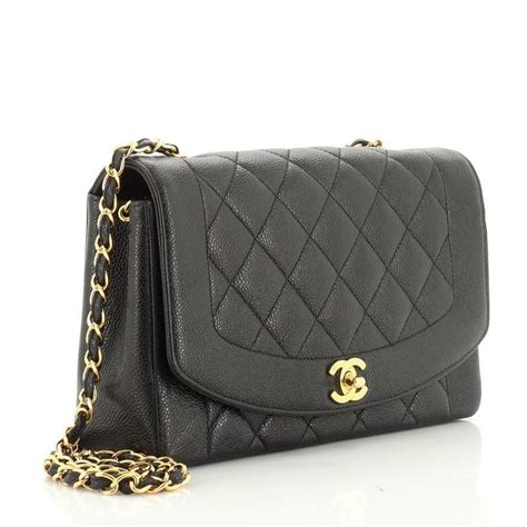 chanel diana caviar price|Chanel Diana Bags .